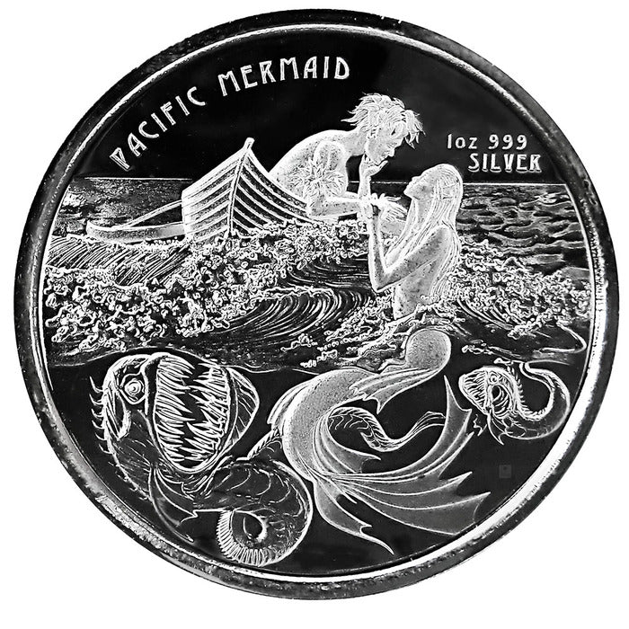 1 Oz Silbermünze "Samoa Pacific Mermaid" 2021