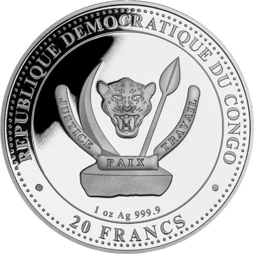 1 Oz Silbermünze "Prehistoric Life" Triceratops 2024