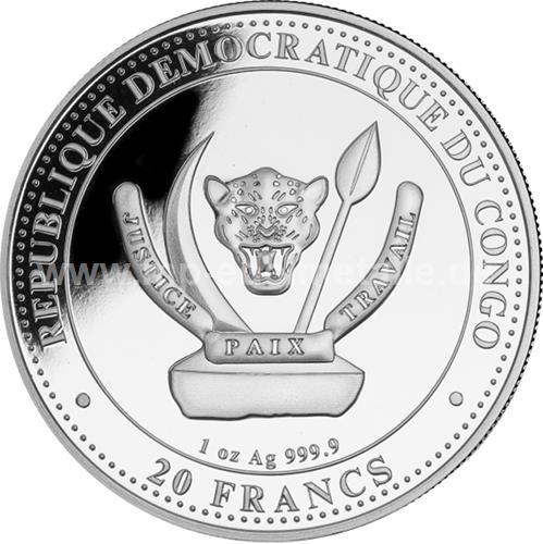 1 Oz Silbermünze "Prehistoric Life" Wollmammut 2021