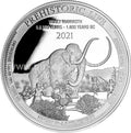 1 Oz Silbermünze "Prehistoric Life" Wollmammut 2021
