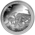 1 Oz Silbermünze "Prehistoric Life" Parasaurolophus 2022