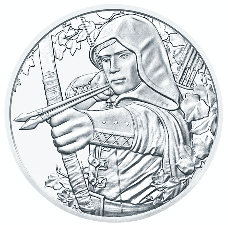 1 Oz Silbermünze "Robin Hood" Österreich 2019