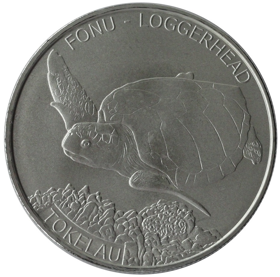 1 Oz Silbermünze "Territory of Tokelau Loggerhead Turtle" Karettenschildkröte 2019