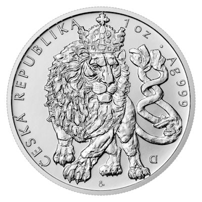1 Oz Silbermünze "Tschechischer Löwe" 2026